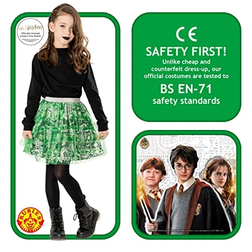Rubie's Official Harry Potter Slytherin Child Tutu, Kids Fancy Dress, One Size Age 7-10 Years (3013169-10) 5 Rubie's Official Harry Potter Slytherin Child Tutu, Kids Fancy Dress, One Size Age 7-10 Years (3013169-10) - Image 3