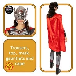 Rubie's Official Marvel Thor Love And Thunder Movie, Mighty Thor Ladies Deluxe Costume, Adult Fancy Dress -Rubie's Shop 51bOcCS8I8L 2