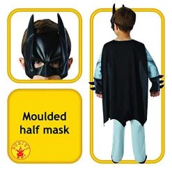 Rubie's Official DC Comic Batman Boys Fancy Dress, Kids Superhero Comic Book Style 8 Rubie's Official DC Comic Batman Boys Fancy Dress, Kids Superhero Comic Book Style -Rubie's Shop 51bUbX8eqmL