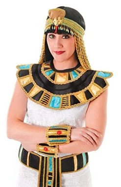 Bristol Novelty BA1060 Egyptian Collar | For Women | Gold, One Size