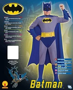 Rubie's Official DC Comics Batman Brave & The Bold Childs Costume, Kids Super Hero Fancy Dress -Rubie's Shop 51c0DjU8zFL 1