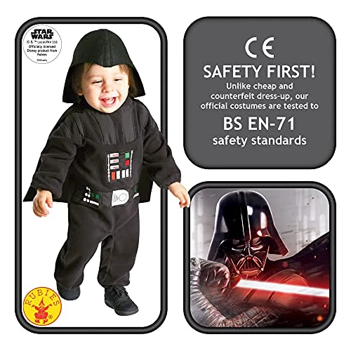 Rubie's Official Disney Star Wars Toddler Darth Vader, Children Costume - Toddler - 24 Months 4 Rubie's Official Disney Star Wars Toddler Darth Vader, Children Costume - Toddler - 24 Months - Image 2