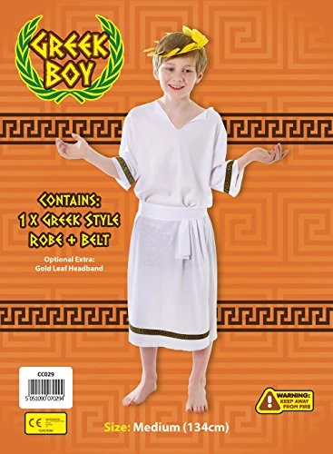 Bristol Novelty Greek Boy Costume 4 Bristol Novelty Greek Boy Costume - Image 2