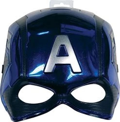 Rubie's 39217NS Marvel Avengers Captain America Deluxe Child's Mask Costume Accessory, Boys, One Size -Rubie's Shop 51caqrYZldS