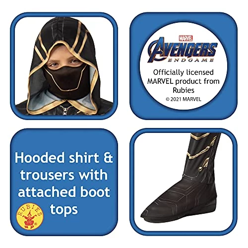Rubie's Official Marvel Avengers Endgame Hawkeye As Ronin Classic Childs Costume, Kids Superhero Fancy Dress 4 Rubie's Official Marvel Avengers Endgame Hawkeye As Ronin Classic Childs Costume, Kids Superhero Fancy Dress - Image 2