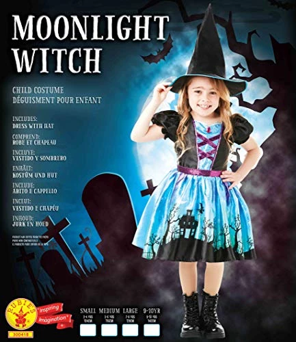 Rubie's Official Moonlight Witch, Childs Halloween Costume 6 Rubie's Official Moonlight Witch, Childs Halloween Costume - Image 4