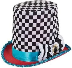 Bristol Novelty BH652 Stovepipe Mad Hatter Chequered Hat, Unisex-Adult, Multi-Colour, One Size 7 Bristol Novelty BH652 Stovepipe Mad Hatter Chequered Hat, Unisex-Adult, Multi-Colour, One Size -Rubie's Shop 51dPH3opB7L. AC