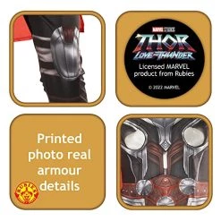 Rubie's Official Marvel Thor Love And Thunder Movie, Mighty Thor Ladies Deluxe Costume, Adult Fancy Dress -Rubie's Shop 51dWDojtXSL 2