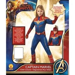 Rubie's Official Disney Captain Marvel Hero Suit, Childs Costume Deluxe -Rubie's Shop 51dqxdB0cTL 2