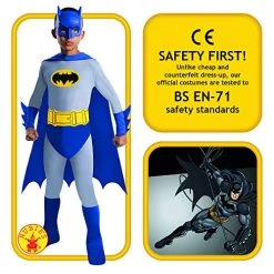 Rubie's Official DC Comics Batman Brave & The Bold Childs Costume, Kids Super Hero Fancy Dress -Rubie's Shop 51eObBWr5CL