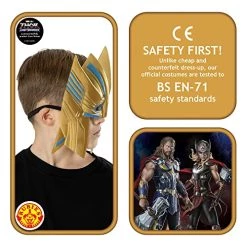 Rubies Official Marvel Thor Love & Thunder Movie, Thor Child Mask 6 Rubies Official Marvel Thor Love & Thunder Movie, Thor Child Mask -Rubie's Shop 51f2cW5XJtL