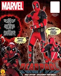 Rubie's Official Marvel Deadpool Grand Heritage Costume, Adult Premium Superhero Fancy Dress 8 Rubie's Official Marvel Deadpool Grand Heritage Costume, Adult Premium Superhero Fancy Dress -Rubie's Shop 51fjKhNNqL
