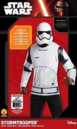 Rubie's Official Disney Star Wars Stormtrooper Shirt And Mask Costume Kit, Adult Fancy Dress -Rubie's Shop 51g7sju5oeL