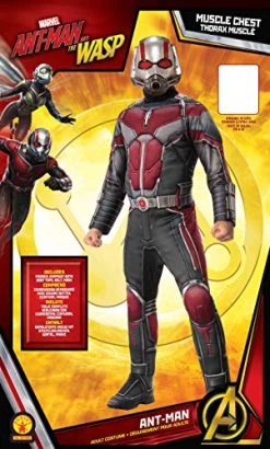 Rubie's Official Marvel Ant-Man And The Wasp, Ant-Man Deluxe Costume, Adult Superhero Fancy Dress -Rubie's Shop 51gManUnJL