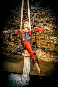 Rubie's Official Harley Quinn Ladies Jumpsuit Halloween Suicide Squad 2 Womens Villain Costume -Rubie's Shop 51gwS2bK4cL 3