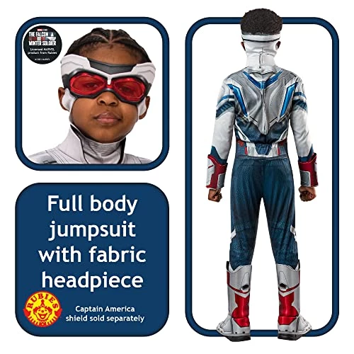 Rubie's Boy's Marvel: The Falcon And The Winter Soldier Captain America Deluxe Costume 4 Rubie's Boy's Marvel: The Falcon And The Winter Soldier Captain America Deluxe Costume - Image 2