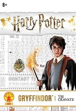 Rubie's Official Harry Potter Gryffindor Deluxe Tie, Costume Accessory Adults / Childs One Size Age 6 Years -Rubie's Shop 51hoaWdmfuL