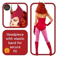 Rubie's Official Disney Marvel Wanda Adult Costume, Womens Superhero Fancy Dress -Rubie's Shop 51iuEIfoncL 1