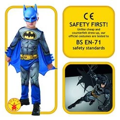Rubie's Official Batman Comic Child's Classic Costume, Superhero Fancy Dress -Rubie's Shop 51izfo5MnL