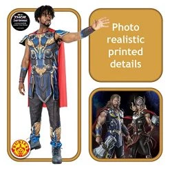 Rubie's Official Marvel Thor Love And Thunder Movie, Thor Deluxe Mens Costume, Adult Fancy Dress 9 Rubie's Official Marvel Thor Love And Thunder Movie, Thor Deluxe Mens Costume, Adult Fancy Dress -Rubie's Shop 51j8ECZiU1L