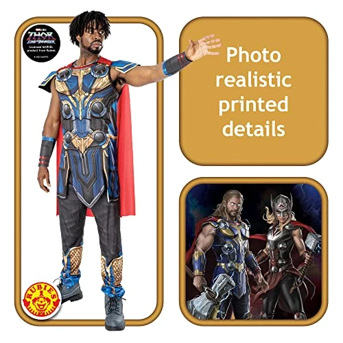 Rubie's Official Marvel Thor Love And Thunder Movie, Thor Deluxe Mens Costume, Adult Fancy Dress 5 Rubie's Official Marvel Thor Love And Thunder Movie, Thor Deluxe Mens Costume, Adult Fancy Dress - Image 3