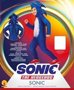 Official Rubie's Sonic The Hedgehog Movie, Sonic Deluxe Childs Costume 9 Official Rubie's Sonic The Hedgehog Movie, Sonic Deluxe Childs Costume -Rubie's Shop 51jS9ZCY7qL