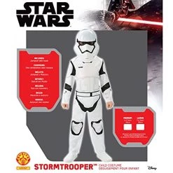 Rubie's Official Disney Star Wars Stormtrooper Classic Child Costume, Kids Fancy Dress -Rubie's Shop 51k Ior30GS
