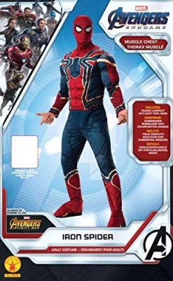 Rubie's Official Marvel Avengers Endgame Iron Spider Deluxe Costume, Adult Superhero Fancy Dress -Rubie's Shop 51klSt4NdpL 1