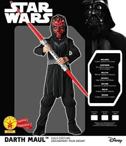 Rubie's Official Child's Disney Star Wars Darth Maul Child Costume, Kids Fancy Dress -Rubie's Shop 51l0URY0kmS 1