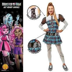 Rubie's Official Monster High Frankie Stein Adult Costume, Adult Fancy Dress 10 Rubie's Official Monster High Frankie Stein Adult Costume, Adult Fancy Dress -Rubie's Shop 51lGgHqXEIL