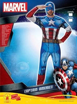 Rubie's Official Marvel Avengers Captain America Classic Adult Costume, Superhero Fancy Dress -Rubie's Shop 51lMwMbxcIL