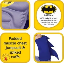 Rubie's Official DC Comics Batman Muscle Chest Adult Mens Fancy Dress Costume 10 Rubie's Official DC Comics Batman Muscle Chest Adult Mens Fancy Dress Costume -Rubie's Shop 51lZOZB2lL 2