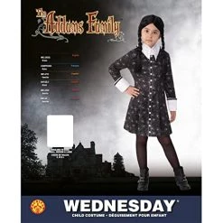 Rubie's Official Addams Family Wednesday Addams Child Costume -Rubie's Shop 51lt8XwXNOL 1