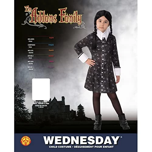 Rubie's Official Addams Family Wednesday Addams Child Costume 7 Rubie's Official Addams Family Wednesday Addams Child Costume - Image 5