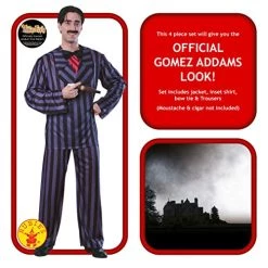 Rubie's Official Addams Family Gomez Costume, Adult Mens Halloween Dress Up -Rubie's Shop 51mkggyVzeL 1