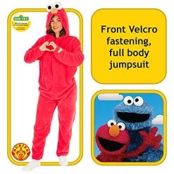 Rubies Official Sesame Street Adult Elmo Costume -Rubie's Shop 51mlUiGuH8L 1