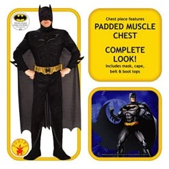 Rubie's Official DC Comics Dark Knight Rises Batman Adult Costume, Deluxe Muscle Chest Style 8 Rubie's Official DC Comics Dark Knight Rises Batman Adult Costume, Deluxe Muscle Chest Style -Rubie's Shop 51nK7d TMuL