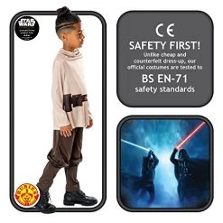 Rubie's Official Star Wars Obi Wan Kenobi Series - Obi Wan Kenobi Classic Child Costume, Kids Fancy Dress -Rubie's Shop 51nsXUIz3nL 2