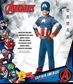 Rubie's Official Marvel Avengers Captain America Classic Childs Costume, Kids Superhero Fancy Dress -Rubie's Shop 51o3h6JlTML
