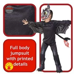 Rubie's Official How To Train Your Dragon - Toothless Dragon, Childs Costume Deluxe -Rubie's Shop 51o4ljhmBOL