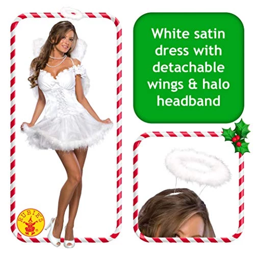 Rubie's Official Ladies Heaven Sent Angel Sexy Adult Costume 4 Rubie's Official Ladies Heaven Sent Angel Sexy Adult Costume - Image 2