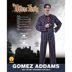 Rubie's Official Addams Family Gomez Costume, Adult Mens Halloween Dress Up -Rubie's Shop 51pb3ZXk1tL 1