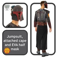Rubie's Official Star Wars Book Of Boba Fett - Boba Fett Costume, Adult Fancy Dress 12 Rubie's Official Star Wars Book Of Boba Fett - Boba Fett Costume, Adult Fancy Dress -Rubie's Shop 51pmGMTGfuL 1
