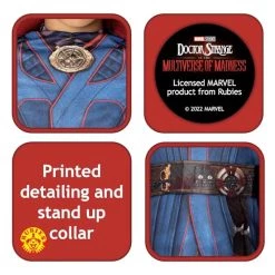 Rubies Official Marvel Dr Strange In The Multiverse Of Madness Dr Strange Deluxe Child Costume, Kids Fancy Dress 11 Rubies Official Marvel Dr Strange In The Multiverse Of Madness Dr Strange Deluxe Child Costume, Kids Fancy Dress -Rubie's Shop 51qg7rb2s1L 1
