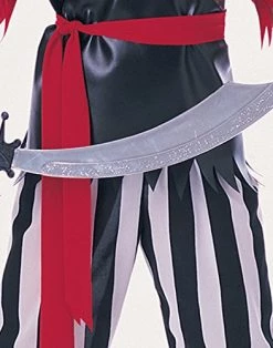 Pirate King Boys Fancy Dress TV,Book, Film Costume Children Kids Child -Rubie's Shop 51rXbbnLxSL
