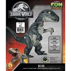 Rubie's Official Jurassic World Fallen Kingdom, Velociraptor Inflatable Dinosaur Costume, Adults One Size -Rubie's Shop 51rmvbc0r1S