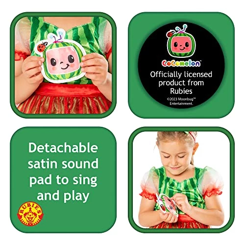Rubie's Official Moonbug Entertainment, CoComelon Girls Dress, Child Fancy Dress 6 Rubie's Official Moonbug Entertainment, CoComelon Girls Dress, Child Fancy Dress - Image 4