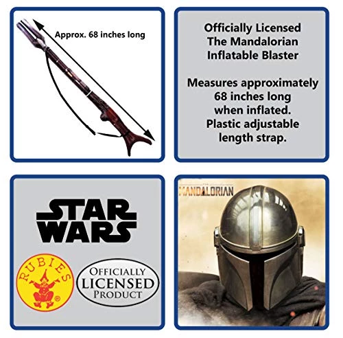 Star Wars: The Mandalorian Inflatable Blaster 4 Star Wars: The Mandalorian Inflatable Blaster - Image 2