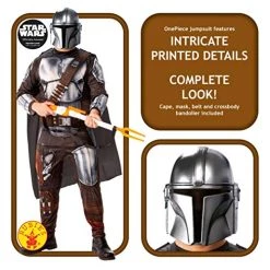 Rubie's Official Disney Star Wars The Mandalorian Adult Costume 9 Rubie's Official Disney Star Wars The Mandalorian Adult Costume -Rubie's Shop 51ssrKIc1FL 1