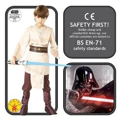 Rubie's Official Disney Star Wars Jedi Deluxe Child Costume, Kids Fancy Dress 11 Rubie's Official Disney Star Wars Jedi Deluxe Child Costume, Kids Fancy Dress -Rubie's Shop 51t0no2qo6L 2